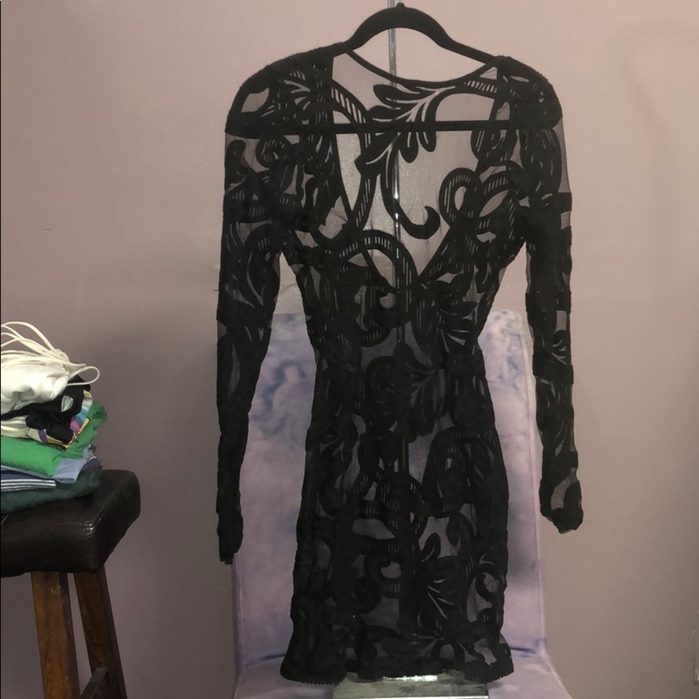 See Through Lace Dress